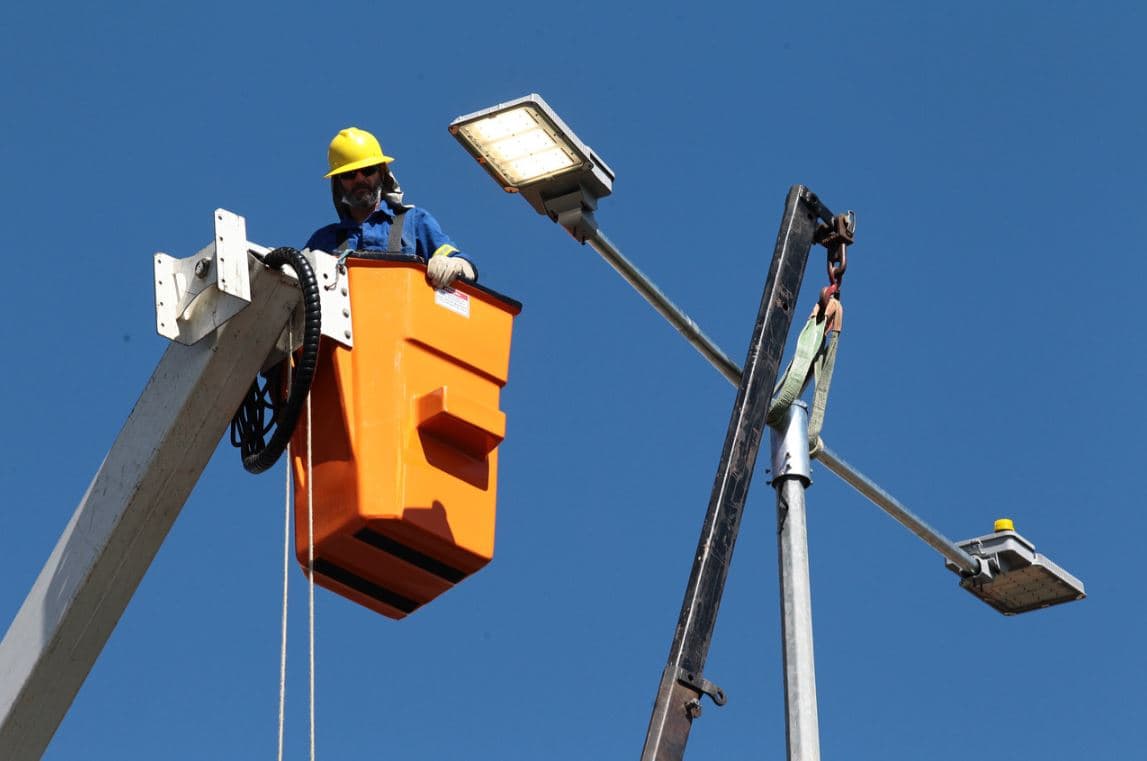 Rio do Sul inicia modernização de parte da iluminação pública com recursos da Celesc